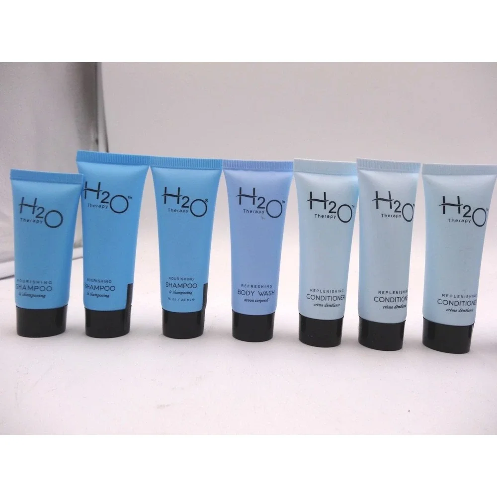 H2O Therapy Shampoo Conditioner Body Wash Travel Size NEW 15 pcs‎